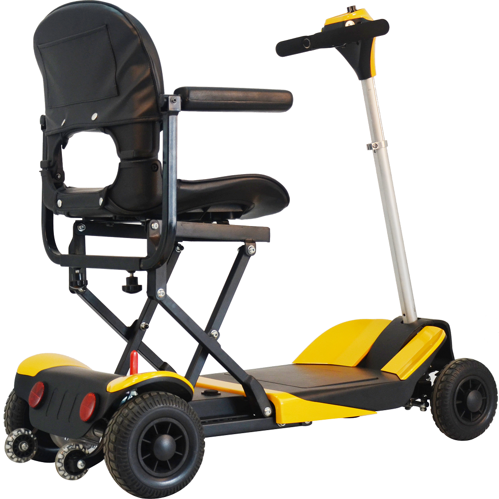 Newest Four Wheel portable Foldable Electric Mobility Scooter with lithium battery for disabled and elder
