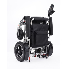 High quality elderly disabled light aluminum folding battery durable remote control electric wheelchair