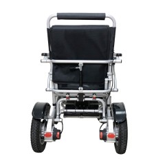 High quality elderly disabled light aluminum folding battery durable remote control electric wheelchair