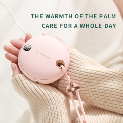 Winter Hot USB Rechargeable Reusable Cute Mini Pocket Hand Warmer Portable 5000mAh Electric Power Bank Hand Warmer