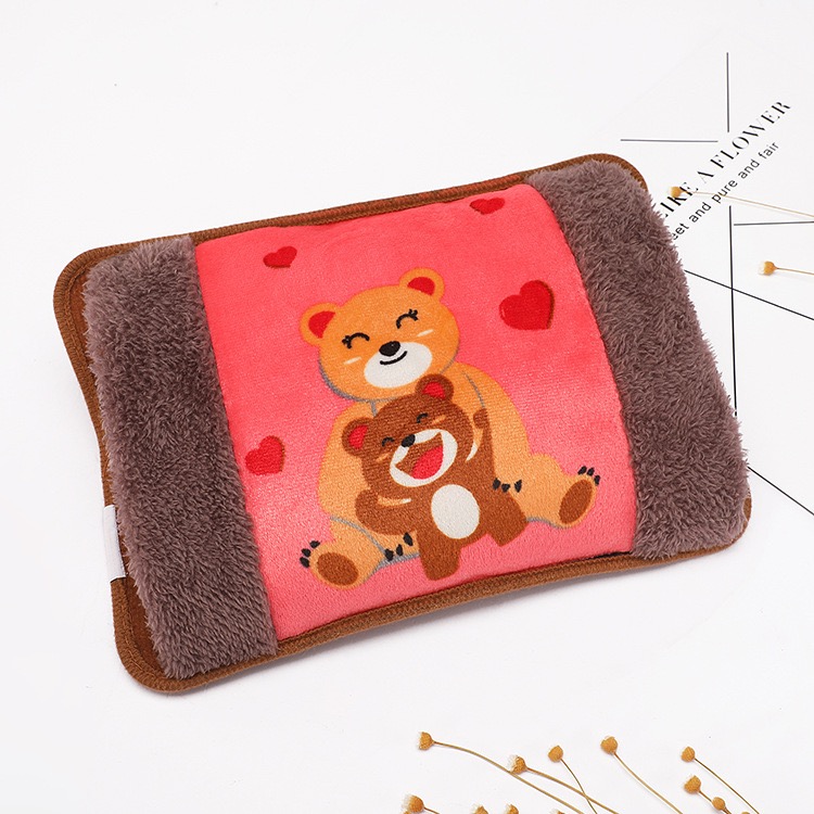 Rechargeable Hot Water Bag Heat Pack Electric Hand Warmer with Cover