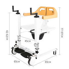 Multifunction Transfer Chair Patient Transfer Chair Transfer Lift Chair With Commode