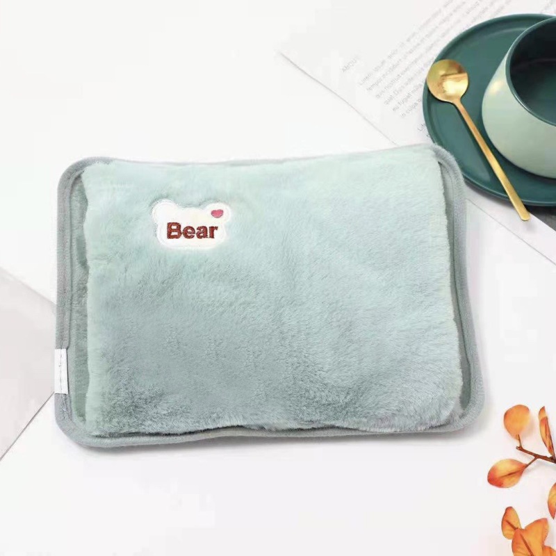 Rechargeable Hot Water Bag Heat Pack Electric Hand Warmer with Cover