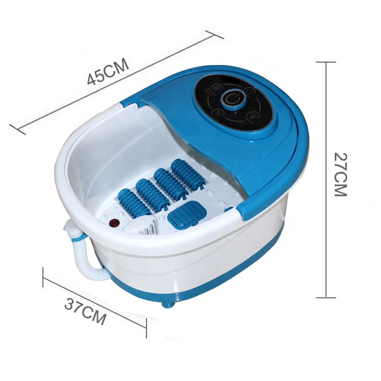 Feet spa blood circulation pedicure machine water foot massager with heating bubble