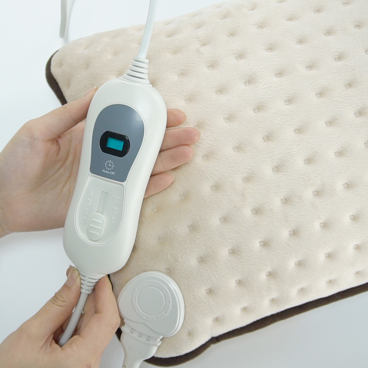electric heating pillow for pain with cosy fleece material