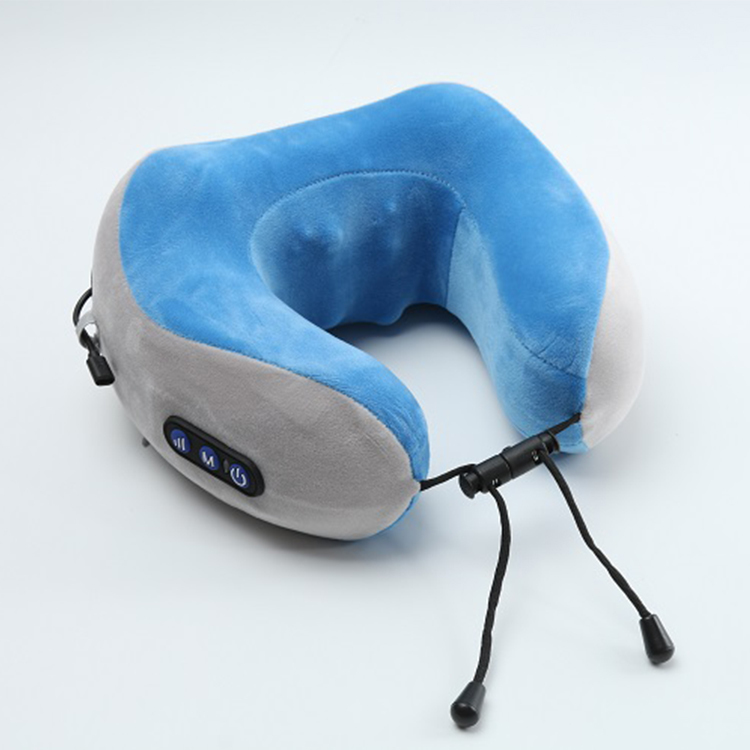 Heating Neck U shaped Pillow Travel Cervical Pillow with Memory Foam Infrared Ray Heating with for Neck Stiff & Sore Relief