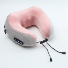 Heating Neck U shaped Pillow Travel Cervical Pillow with Memory Foam Infrared Ray Heating with for Neck Stiff & Sore Relief