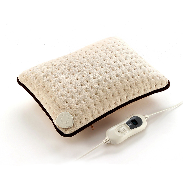 electric heating pillow for pain with cosy fleece material