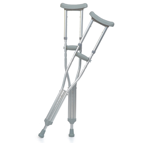 Multi-Position Height Adjustable Aluminum Walking Stick TPR Armpit Bracket Elbow Crutch Axillary Underarm Crutches