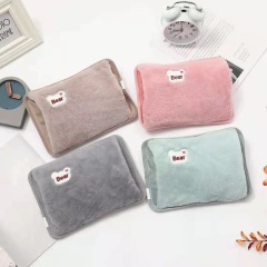 Rechargeable electric hot water bottle