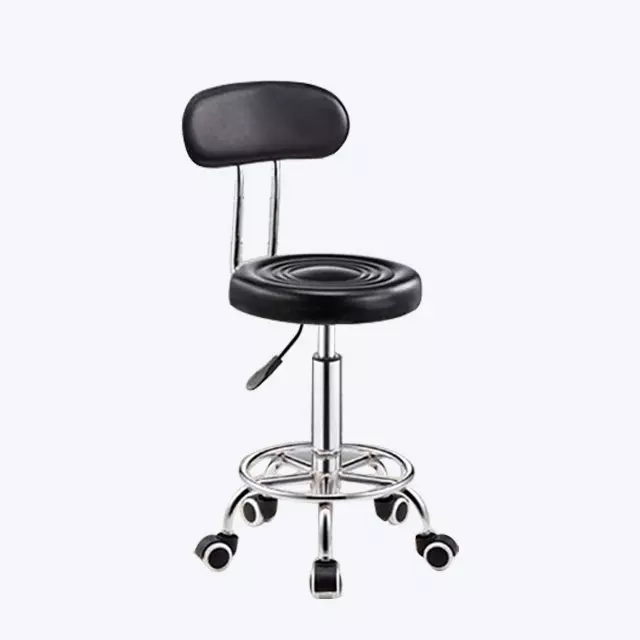 Hospital Furniture Stainless Steel Lifting Medical Mobile Doctor Stool With Castors