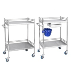 hospital furniture record trolley rolling trolley with drawers hospital trolley
