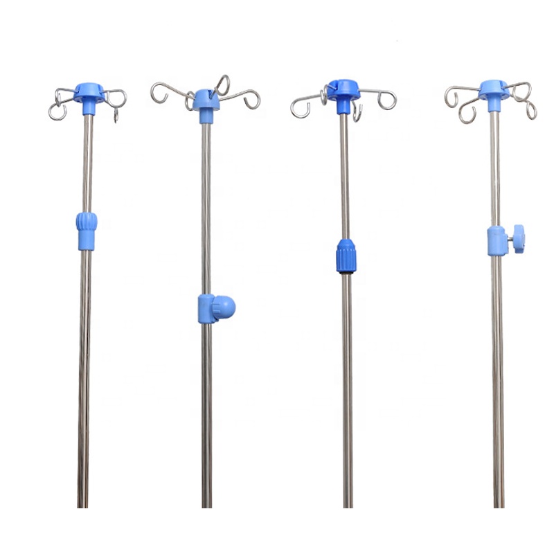 Wholesale IV pole stand cheap IV pole stand for retractable hospital bed,