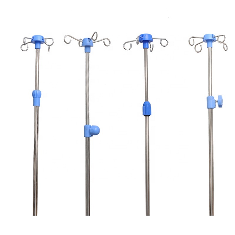 Wholesale IV pole stand cheap IV pole stand for retractable hospital bed