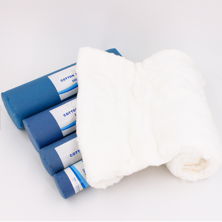 100% Pure Cotton Medical High Absorbent Cotton Wool Roll