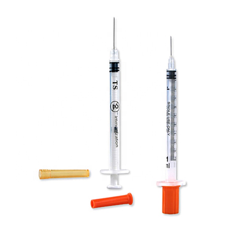 approved 1ml disposable syringe and needle insulin syringe