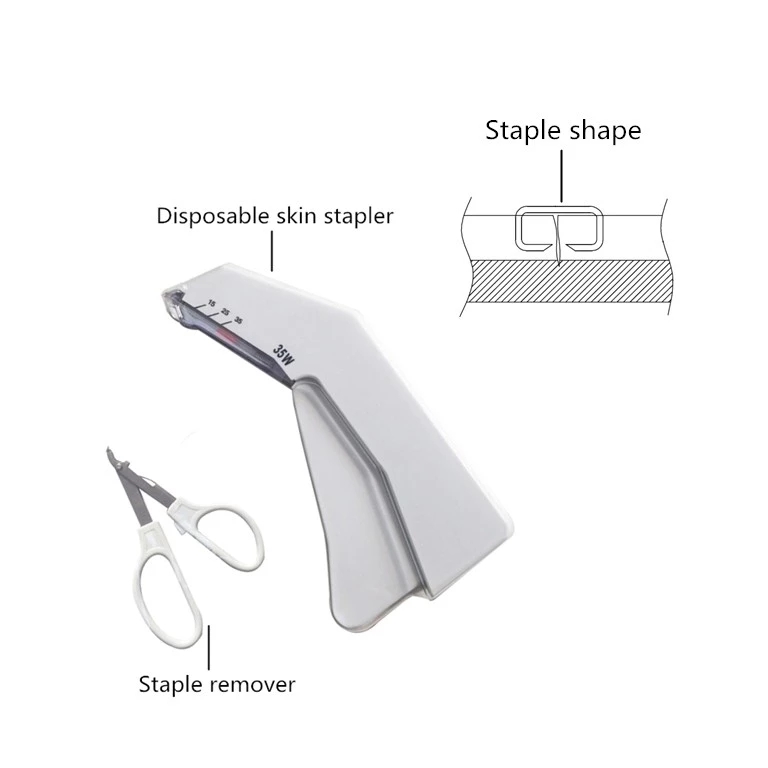 Mechanical Suturing Skin Stapler Medical Kits Stapler Remover Kit,