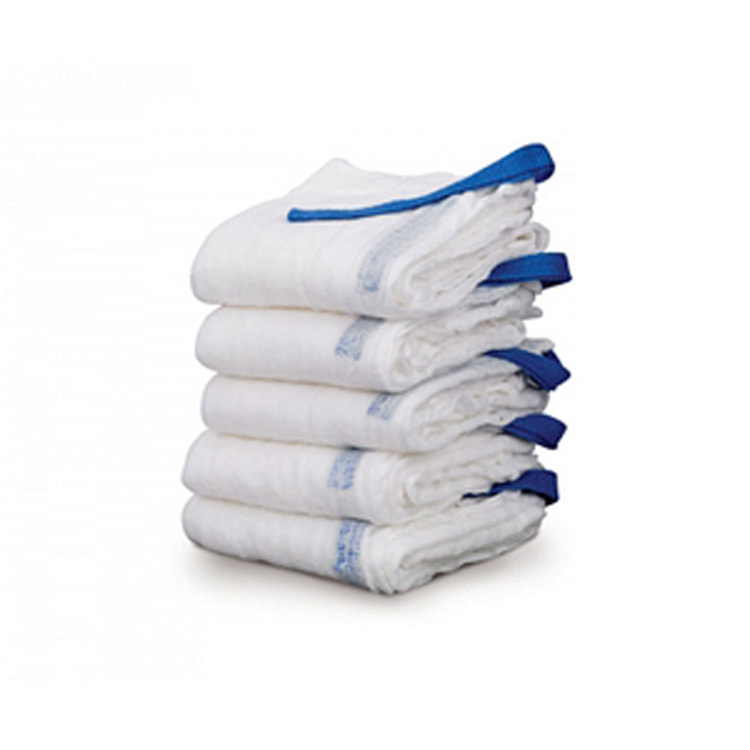 Customized surgical gauze lap sponge abdominal pack