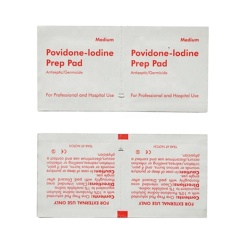 Medical disposable 10% povidone iodine pad for professional and disinfection use