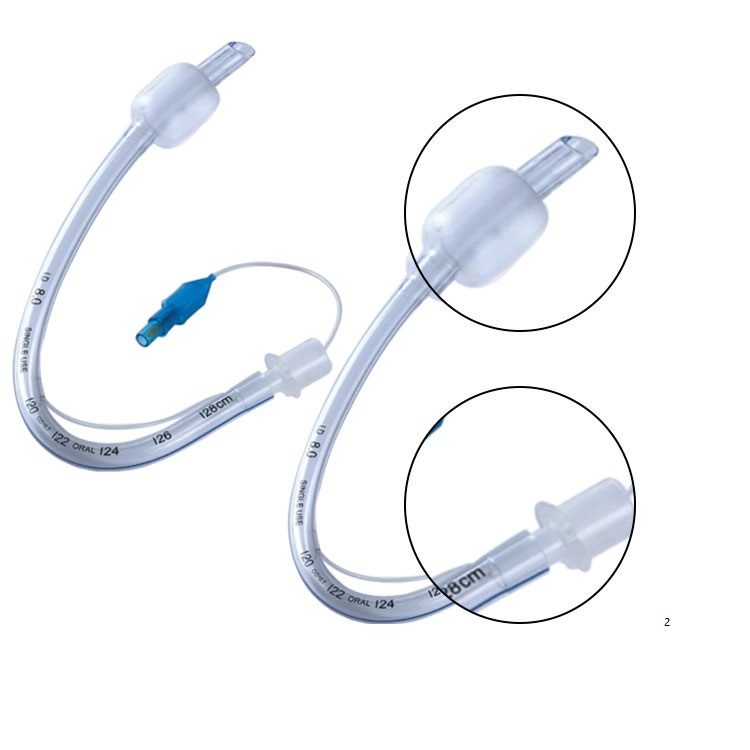 Disposable medical reinforced trachea cannula endotracheal tubes with or without cuff