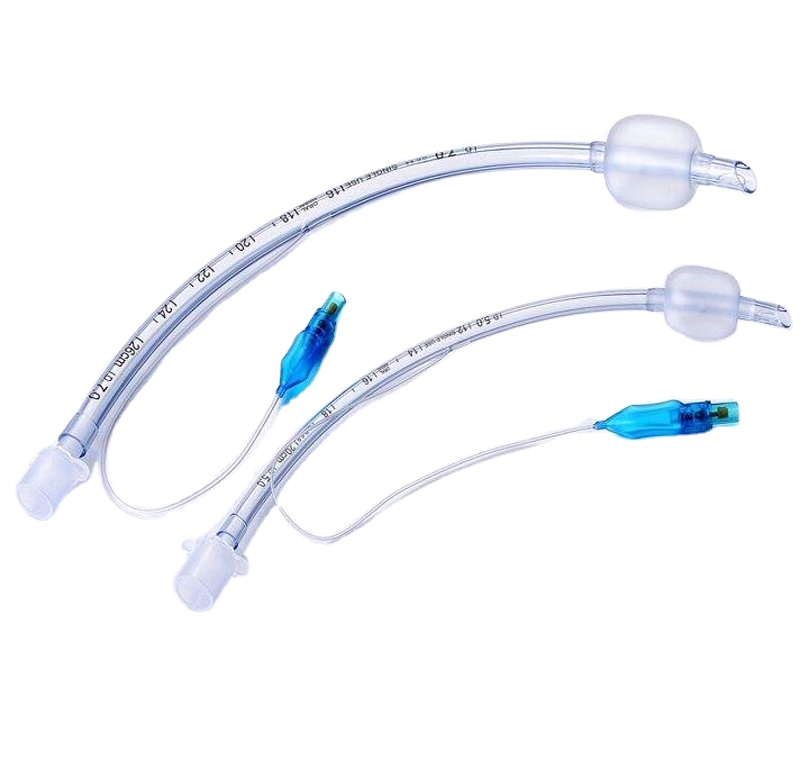 Disposable medical reinforced trachea cannula endotracheal tubes with or without cuff