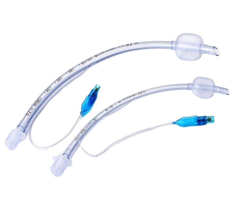 Disposable medical reinforced trachea cannula endotracheal tubes with or without cuff