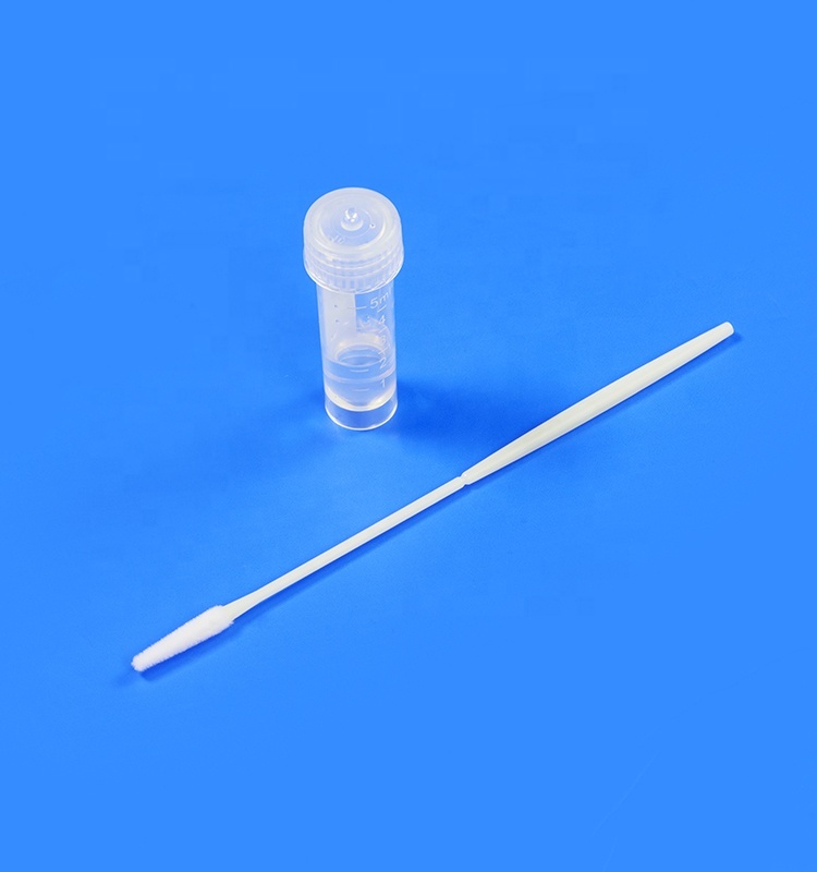 HPV sampling swab with soft preservation tube