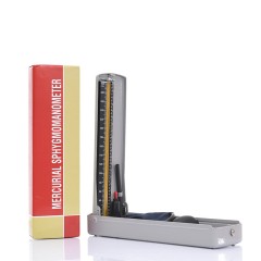 Old man arm type mercury column old blood pressure meter