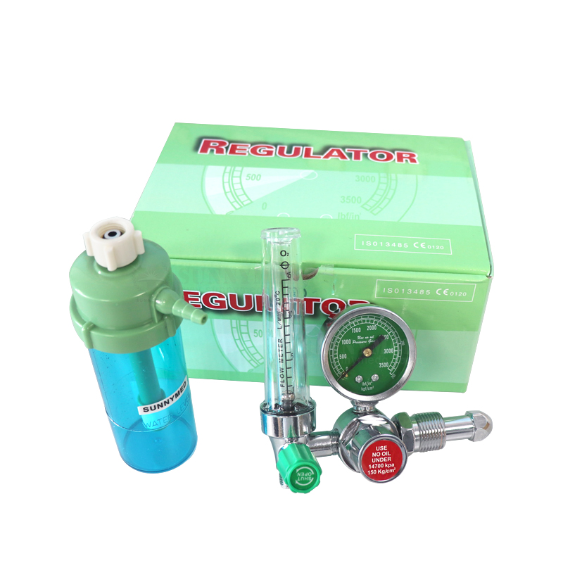 Level Regulator for Oxygen Cylinder Oxygen Regulator with Flow Meter