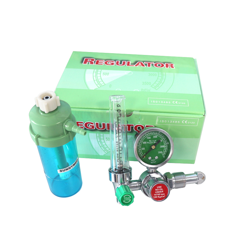 Level Regulator for Oxygen Cylinder Oxygen Regulator with Flow Meter