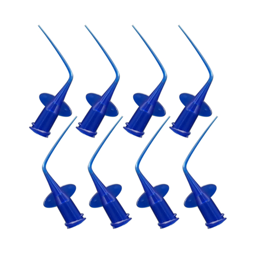 disposable dental pre-bent needle tip