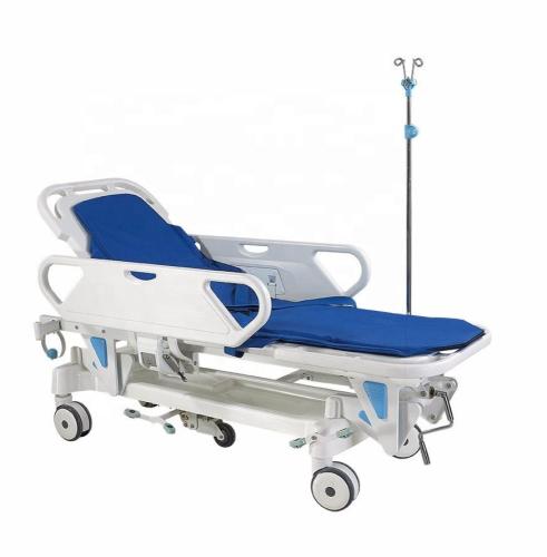 ABS Multifunctional Stretcher Emergency Room Double Hydraulic Hospital Bed Hospital Furniture