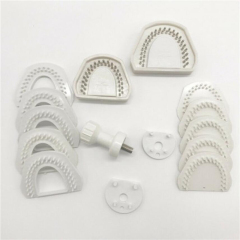 Dental Lab Model System Pin Base Plate Split Cast Plate Set for Laser Pin Machine