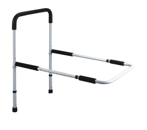 Adjustable Height Bed Safety Rail With Storage Pocket Elderly Bed Support Rail Aids Home Assist Handle