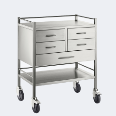 Meditroll MRT05 Factory 304 Stainless Steel Kitchen Trolley