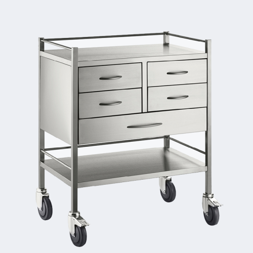 Meditroll MRT05 Factory 304 Stainless Steel Kitchen Trolley
