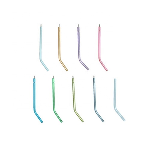 Factory Supply Metal Disposable Dental Air Water Syringe Tips 3 Ways Syringe Tip
