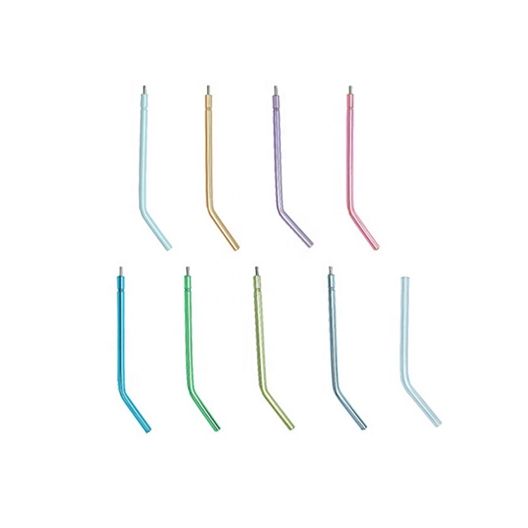 Factory Supply Metal Disposable Dental Air Water Syringe Tips 3 Ways Syringe Tip
