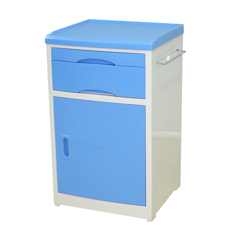 Hospital Instrument Medical Cabinet Plastic ABS Hospital Bedside Cabinet
