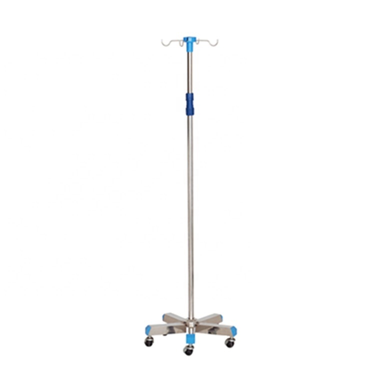 Hospital Mobile Drip Stand IV Stand for Market Sales