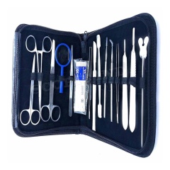 Stainless steel suture kit with /leather case Medical Student Dissecting Kit