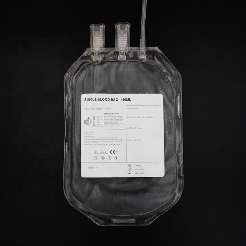 High quality plastic blood collection bag price