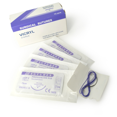Surgical PGA polyglactin 910 PDS Chromic Catgut Silk Nylon Polypropylene Sutures