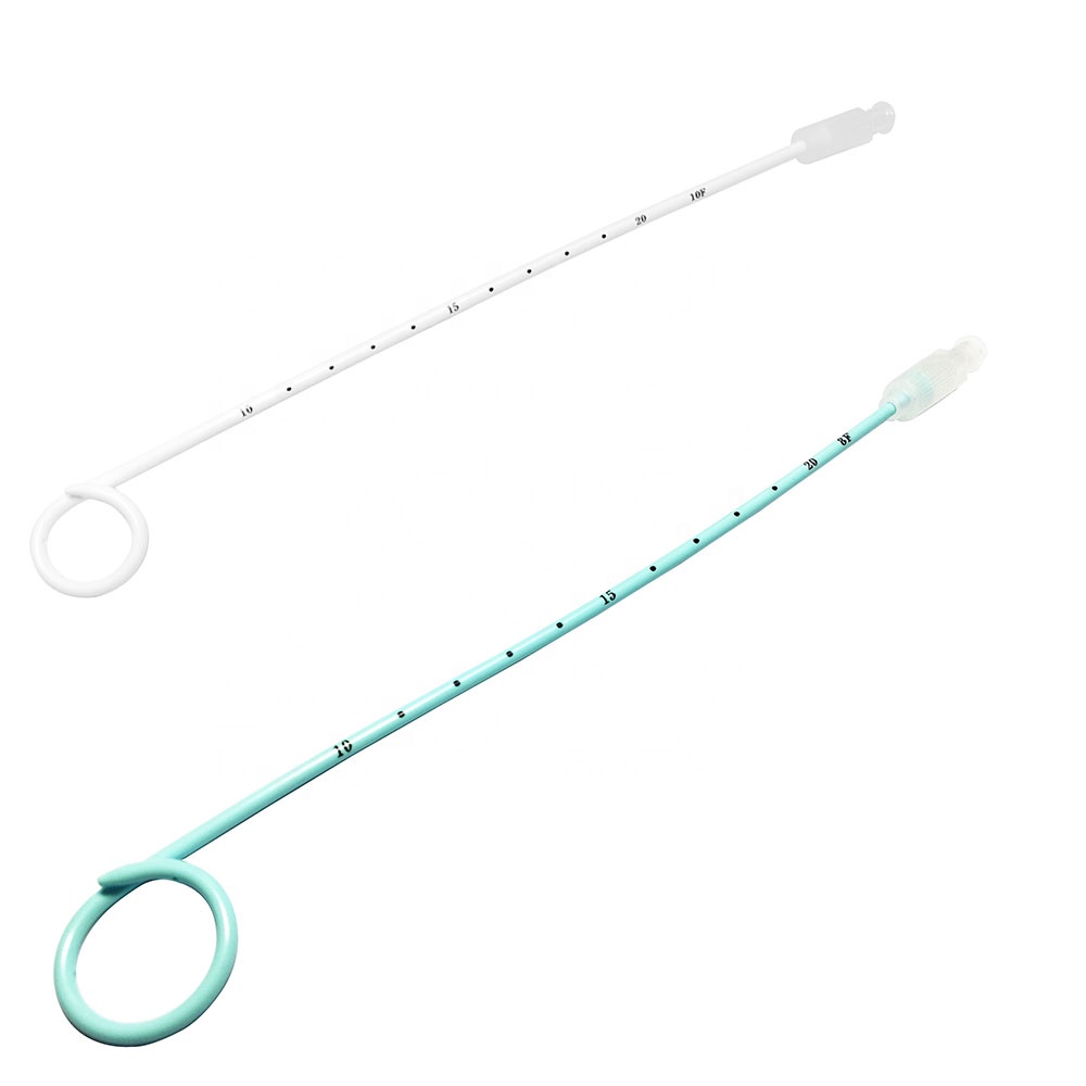 disposable medical pigtail drainage catheter for thoracic, nephrostomy