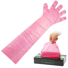 Farm Range Artificial Insemination Kits Long Arm Shoulder Sleeve Plastic Touchntuff Gloves for Cattle
