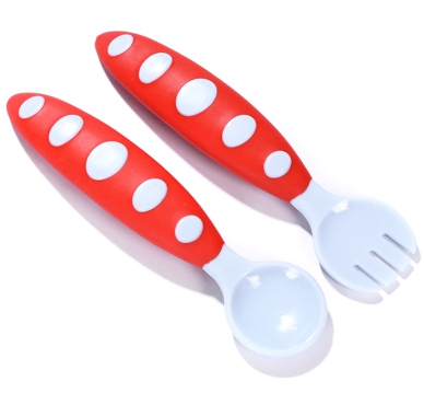 Polka dot spoon naked
