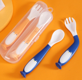 Boxed twist spoon fork