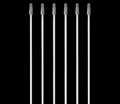 Plastic straw brush