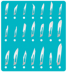 STERILE DISPOSABLE SURGICAL BLAD