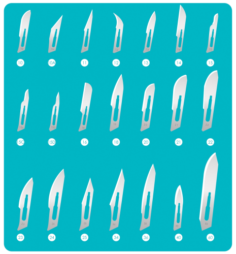 STERILE DISPOSABLE SURGICAL BLAD